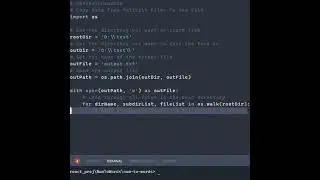 Copy Data From Multiple Files to One  Python File Handling #Shorts