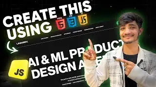 I Created this Animated Website Using HTML CSS JS!