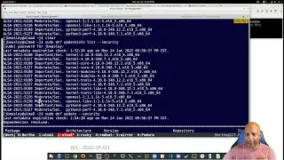 Install Security Updates in Almalinux Rockylinux and Redhat.
