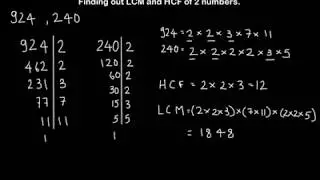 #4: Finding out LCM and HCF of 2 Numbers.