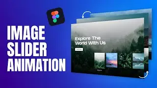 Create Advanced Image Slider With Card Carousel in Figma | Figma Tutorial