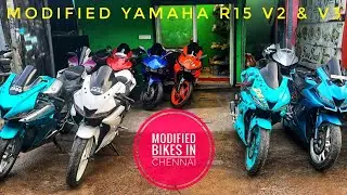 Modified YAMAHA R15 V2 & V3 With Price in Chennai | Custom Painting | VM Autoparts | ARK Diaries