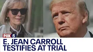 E. Jean Carroll testifying at Trump defamation trial