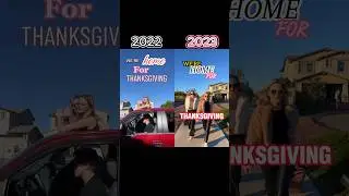 Thanksgiving 2022 vs. 2023 😂