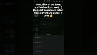 How to Cancel a Event in Discord Mobile #roduz #discord #howto #how #cancel #event #cancellation
