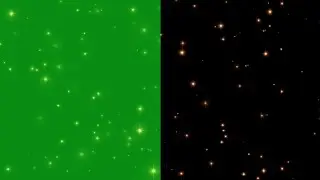 Star Particles Green Screen and Black Screen Background Video Effects HD No Copyright Footage