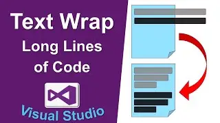 Wrap Text in Visual Studio | Remove Horizontal Scroll in Visual Studio | Wrap Code in Visual Studio