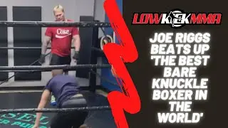 Joe Riggs Beats Up Man Claiming To Be The Best Bare Knuckle Boxer In The World