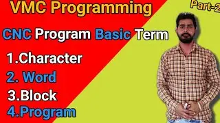block in cnc program | basic structure of cnc program | cnc programming in hindi