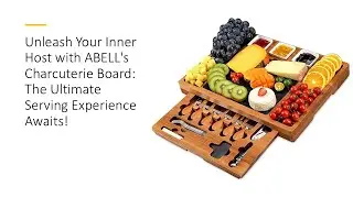 Unleash Your Inner Host with ABELL's Charcuterie Board: The Ultimate Serving Experience Awaits!