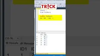 SQL Trick | Swap Column Values #shorts