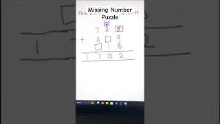 Find the missing number / math puzzle / Olympiad math / math logic / logical puzzle / puzzle