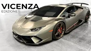 Lamborghini Huracan Performante Sneak Peek of The Vorsteiner Vicenza Edizione Aero Side Blades