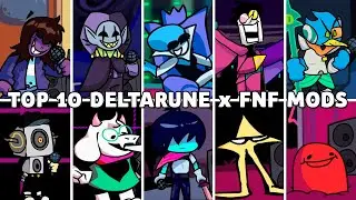 Top 10 Deltarune x FNF Mods (VS Kris, Queen, Jevil, Spamton) - Friday Night Funkin'