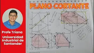 # 74 Geometria Descriptiva: Plano Cortante