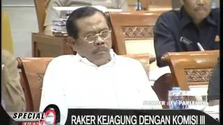 Raker Jaksa Agung Dengan Komisi III DPR 04 - Special Event 20/01