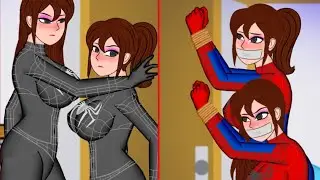 Knock Knock Transition Tiktok Spider Girl and She Venom Animation Version