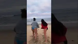 running into the ocean at 5am for a sunrise swim 🌊