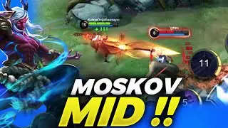 GALİBA ADC OYNAMAK ZORUNDAYIM - MİD MOSKOV - Mobile Legends