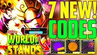 ⚠️JULY CODES⚠️ WORLD OF STANDS CODES JULY 2024 - ROBLOX WORLD OF STANDS CODES -WORLD OF STANDS CODE