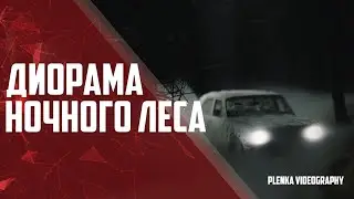 ДИОРАМА ЛЕСА МОНТАЖ/DIORAMA OF THE FOREST INSTALLATION DIY