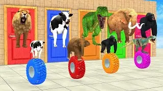 COLOUR 3D PAINT ANIMAL CARTOON FOUNTAIN CROSSING ANIMAL   funny animal ,COW CARTOON