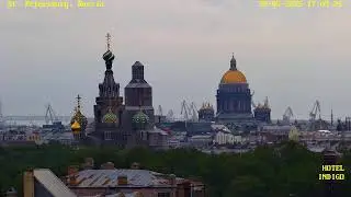 LIVE PTZ St. Petersburg Hotel Indigo. Смотровая площадка отеля Индиго Санкт-Петербург онлайн