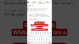 remove all whitespaces from string in java 