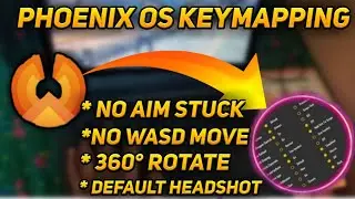 phoenix os 2021 best key mapping for Free Fire | my settings in phoenix os for playing free fire 👽🎯🎯