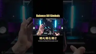 How to Properly Balance DJI RS Gimbal [ RS 4, RS 4 Pro, RS 3, RS 3 Pro, RS 2, RS C2 ] Tutorial