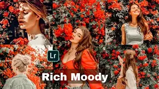 Rich Moody free lightroom preset in DNG, Rich moody lr editing tutorial