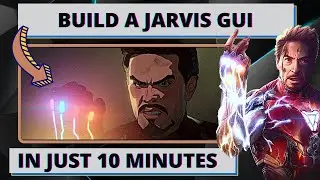 GUI For J.A.R.V.IS. in Just 10 mins | Super Easy Method | How to Make Jarvis in Python | Jarvis 2