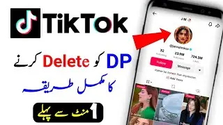 How To Delete TikTok Profile Photo | TikTok Par Apne DP Kasay Delete Karen | Delete TikTok Profile