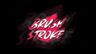 Brush Stroke Text Animation in Alight Motion
