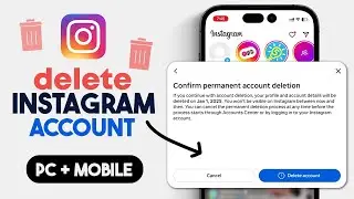 How to DELETE Instagram Account Permanently in PC & Mobile