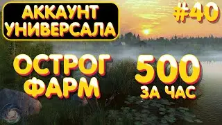 Аккаунт универсала #40 | ФАРМ 500 за час | оз. Старый Острог | Русская Рыбалка 4