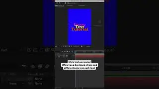 QUICK TUTORIAL! Make fuzzy text with me in #adobe  #aftereffects   @AdobeCreativeCloud  @AdobeVideo