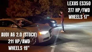 AUDI A6 C7 2.0 QUATTRO VS LEXUS ES350