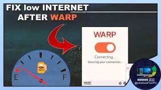 Fix Slow Internet After Stopping WARP