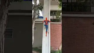 Spiderman PARKOUR in real life!