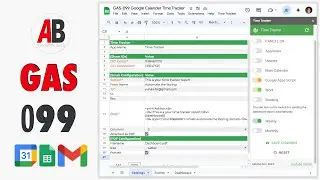 Build a Time Tracker with Google Calendar & Apps Script: GAS099