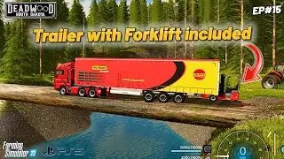 Palfinger Trailer with Forklift - Farming Simulator 22-PS5 EP#15