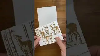 Stampin' Up! Graceful Deer Christmas Card 