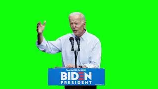 Joe Biden Talking Animation GREEN SCREEN FOOTAGE [No Copyright]
