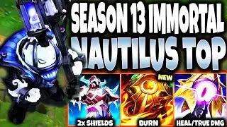 New Season 13 Nautilus Top Lane Build is STRONGER THAN EVER 🔥 LoL Nautilus Preseason s13 Gameplay