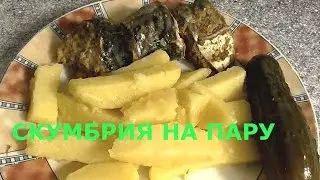 Скумбрия на пару в мультиварке Рецепт скумбрии диетической.Как приготовить скумбрию  на пару