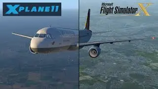 X-Plane 11 vs FSX | Airbusses Departing Cologne/Bonn CGN