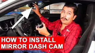 How to Install Mirror Dash Cam (HIDING ALL CABLES)