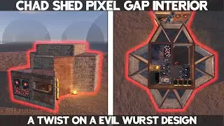 The Shack - Solo/Duo/Trio Pixel Gap - Bunker Base - 2022 Rust Base Design