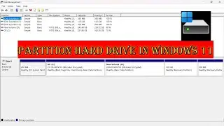 How to create disk partitions in windows 11 | step by step  2023 | partition Hard disks